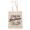 Tote Bag Beige J’peux pas j’ai Boxe française