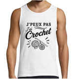 Débardeur Homme J’peux pas j’ai Crochet