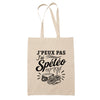 Tote Bag Beige J’peux pas j’ai Spéléo
