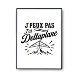 Poster J’peux pas j’ai Deltaplane