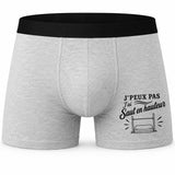 Boxer Homme J’peux pas j’ai Saut en hauteur – Impression devant