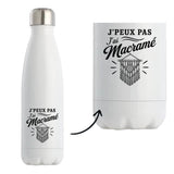 Gourde Isotherme J’peux pas j’ai Macramé