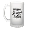 Verre à Bière J’peux pas j’ai Ski nautique
