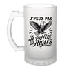 Verre à Bière J’peux pas je préfère les Aigles