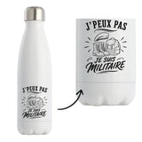 Gourde Isotherme J’peux pas je suis Militaire