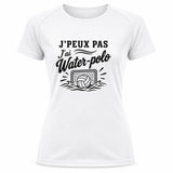 T-shirt de Sport Femme J’peux pas j’ai Water-polo