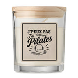 Bougie Parfumée Vanille J’peux pas j’ai Pilates