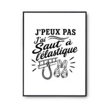 Poster J’peux pas j’ai Saut à l’élastique