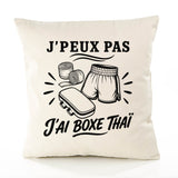 Housse de Coussin J’peux pas j’ai Boxe thaï