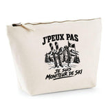 Trousse Beige J’peux pas je suis Moniteur de ski