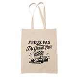 Tote Bag Beige J’peux pas j’ai Grand Prix
