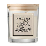 Bougie Parfumée Vanille J’peux pas je préfère le Thé