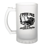 Verre à Bière J’peux pas je suis Assistante de direction