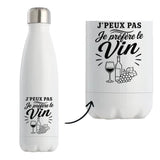 Gourde Isotherme J’peux pas je préfère le Vin