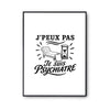 Poster J’peux pas je suis Psychiatre