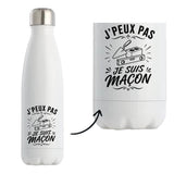 Gourde Isotherme J’peux pas je suis Maçon
