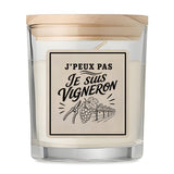 Bougie Parfumée Vanille J’peux pas je suis Vigneron