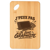 Planche à Découper J’peux pas je suis Graphiste