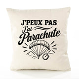 Housse de Coussin J’peux pas j’ai Parachute