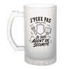 Verre à Bière J’peux pas je suis Agent de sécurité