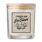 Bougie Parfumée Vanille J’peux pas j’ai Canapé