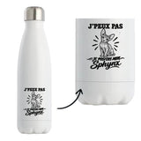 Gourde Isotherme J’peux pas je préfère mon Sphynx