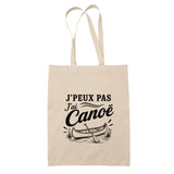 Tote Bag Beige J’peux pas j’ai Canoë