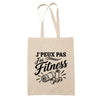Tote Bag Beige J’peux pas j’ai Fitness
