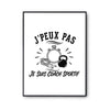 Poster J’peux pas je suis Coach sportif