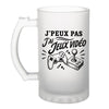 Verre à Bière J’peux pas j’ai Jeux vidéo