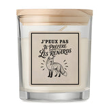 Bougie Parfumée Vanille J’peux pas je préfère les Renards