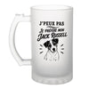 Verre à Bière J’peux pas je préfère mon Jack Russell