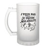 Verre à Bière J’peux pas je préfère mon Axolotl