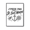 Poster J’peux pas je suis Marin