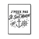 Poster J’peux pas je suis Marin