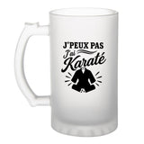 Verre à Bière J’peux pas j’ai Karaté