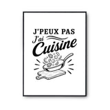 Poster J’peux pas j’ai Cuisine