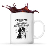 Mug J’peux pas je préfère mon Bouvier Bernois