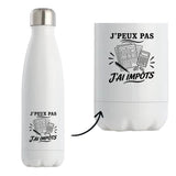 Gourde Isotherme J’peux pas j’ai Impôts