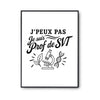 Poster J’peux pas je suis Prof de SVT