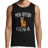 Débardeur Homme Mon Abyssin c'est ma vie – Noir