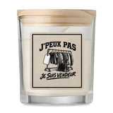 Bougie Parfumée Vanille J’peux pas je suis Vendeur