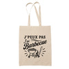 Tote Bag Beige J’peux pas j’ai Barbecue