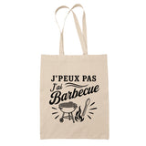 Tote Bag Beige J’peux pas j’ai Barbecue