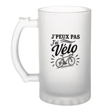 Verre à Bière J’peux pas j’ai Vélo