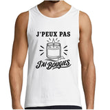 Débardeur Homme J’peux pas j’ai Bougies