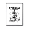 Poster J’peux pas j’ai Valse