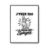 Poster J’peux pas je préfère mon Sphynx