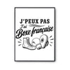 Poster J’peux pas j’ai Boxe française