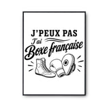 Poster J’peux pas j’ai Boxe française